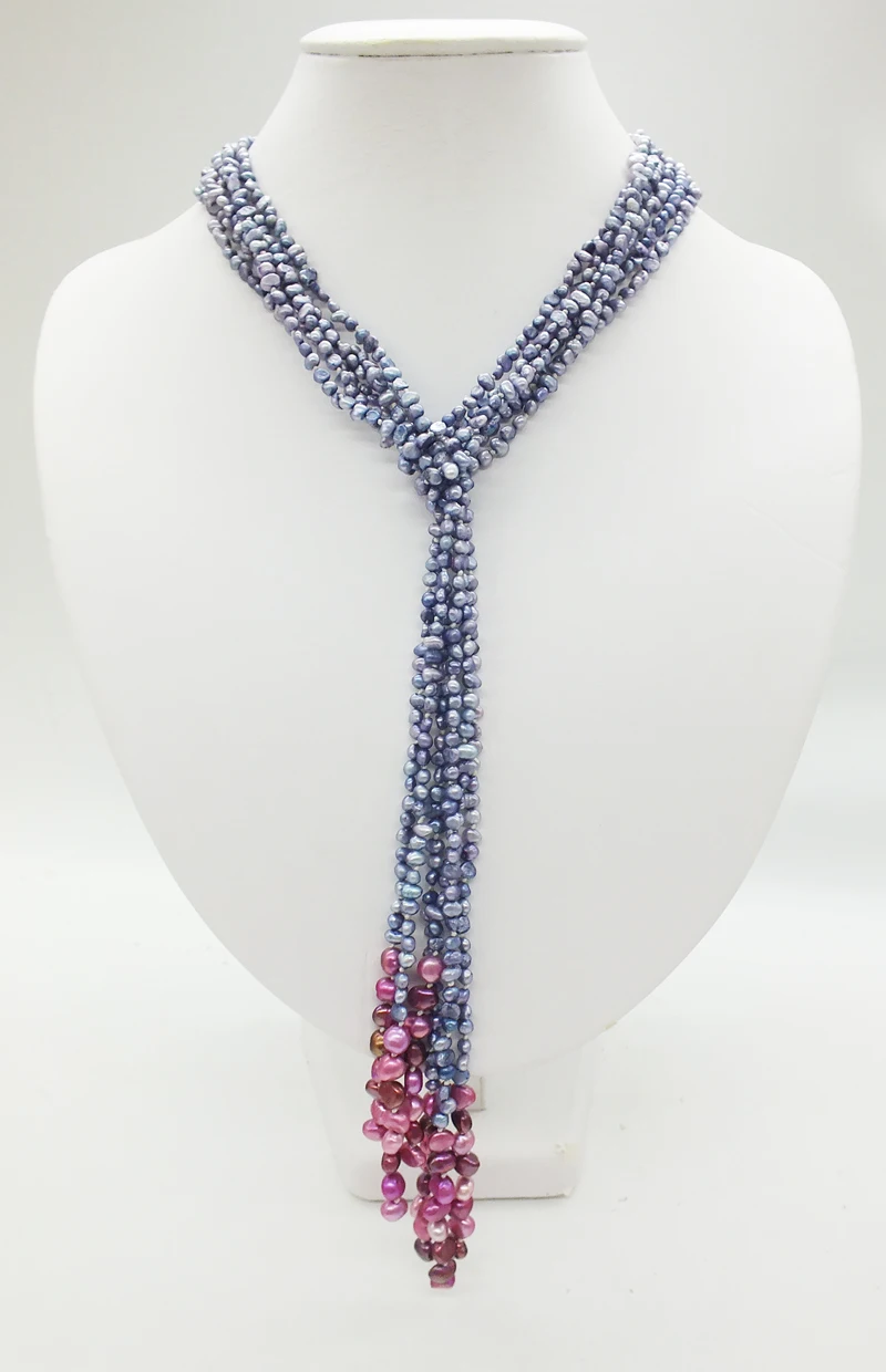 It is great alone,3-4MM 120CM Natural Freshwater Pearl Women's Sweater Necklace
It is great alone,3-4MM 120CM Natural Freshwater Pearl Women's Sweater Necklace