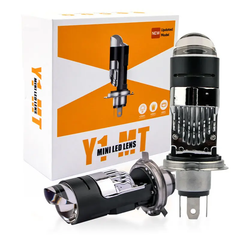 H4 LED Projector 30000LM Car Headlight Bulbs Bi LED Mini Projector Lenses H4 Fog Lights Hi/Low Beam Lamp for Cars Motorcycle
H4 LED Projector 30000LM Car Headlight Bulbs Bi LED Mini Projector Lenses H4 Fog Lights Hi/Low Beam Lamp for Cars Motorcycle