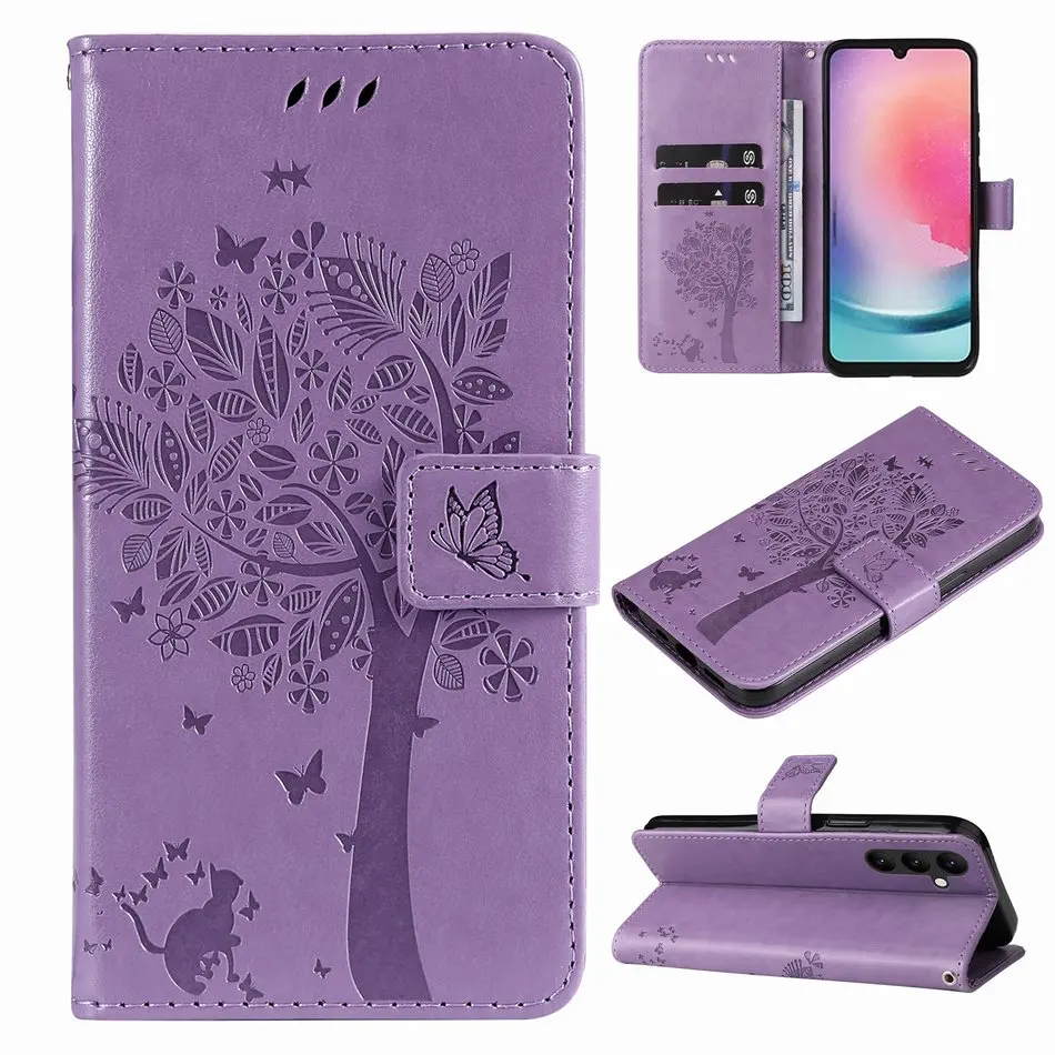 

Lovely Cat Girls Phone Wallet Case For Motorola Moto E13 E20 E22 E22i E30 E32 E32S E40 E7 E7i E6 Plus Power P06F