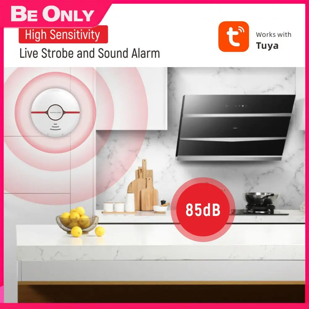 Smartlife/tuya App Wireless Gas Detector Red Led Flash Wifi Smoke Detector Remote Monitoring 85db Smart Home Smoke Sensor
Smartlife/tuya App Wireless Gas Detector Red Led Flash Wifi Smoke Detector Remote Monitoring 85db Smart Home Smoke Sensor