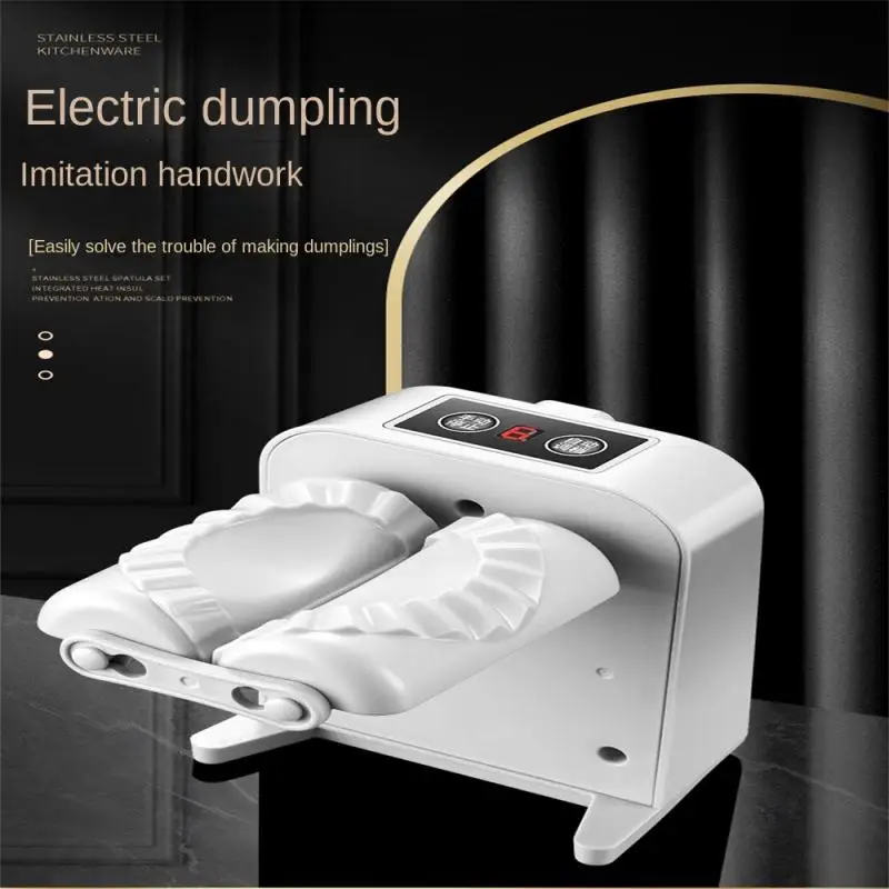 

Electric Dough Press Dumpling Pie Ravioli Moulds Auto Pressing Tool Modern Automatic Dumpling Maker Dumpling Press With Brush