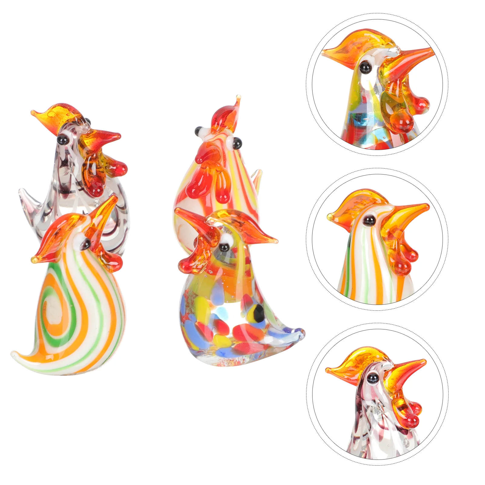 Chicken Figurine Rooster Miniature Chick Blown Easter Figurines Sculpture Mini Animal Handornament Statues Statue Animalschicks
Chicken Figurine Rooster Miniature Chick Blown Easter Figurines Sculpture Mini Animal Handornament Statues Statue Animalschicks