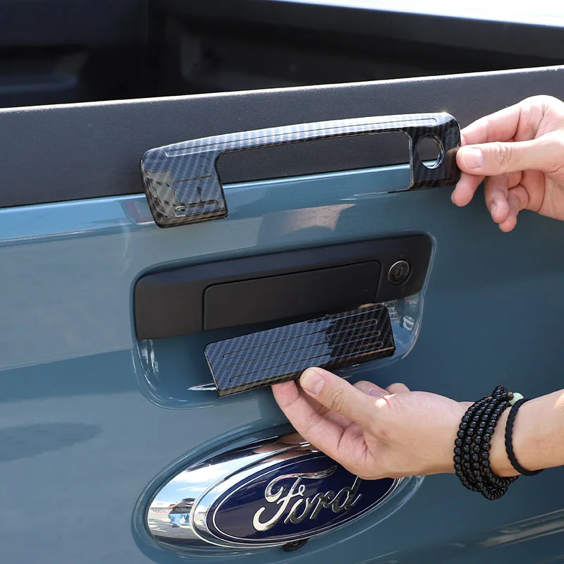 For Ford Maverick 2022 ABS Carbon fiber/matte black/bright Silver Car Rear Door Handle Decorative Frame Sticker Car Accessories
For Ford Maverick 2022 ABS Carbon fiber/matte black/bright Silver Car Rear Door Handle Decorative Frame Sticker Car Accessories