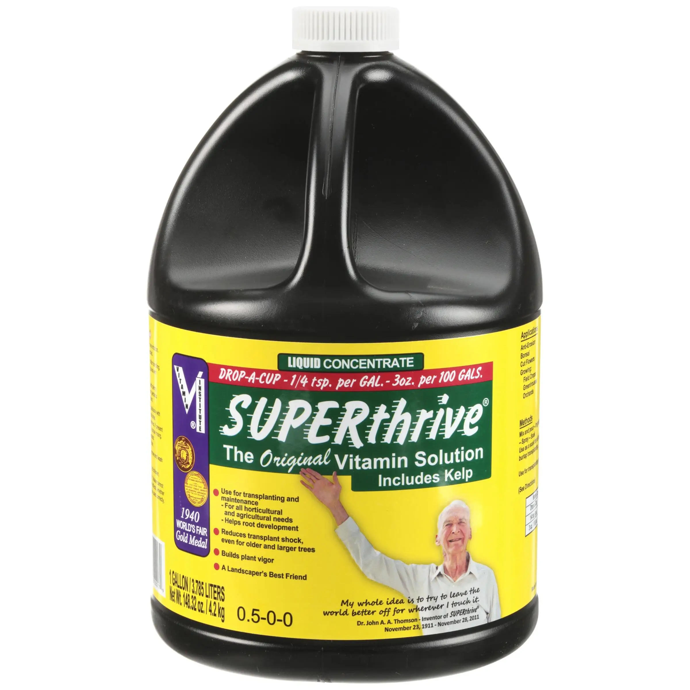 Superthrive The Original Vitamin Solution for Plants Mineral Supplement, 1 gal.
Superthrive The Original Vitamin Solution for Plants Mineral Supplement, 1 gal.