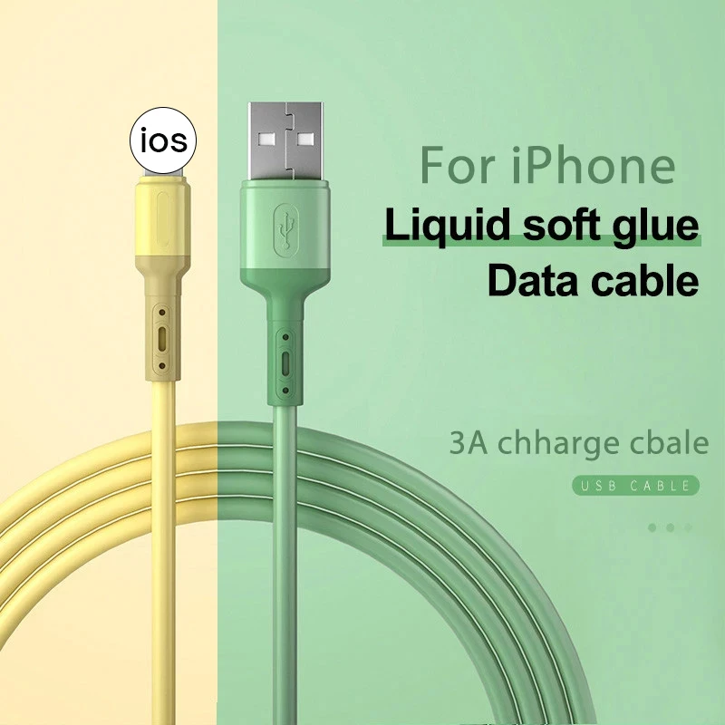 1.5m USB Cable for IPhone 13 12 11 Pro Max X XS XR 6s 7 8 Plus IPad USB Wire Cord Liquid Silicone Cable Airpods Fast Data
1.5m USB Cable for IPhone 13 12 11 Pro Max X XS XR 6s 7 8 Plus IPad USB Wire Cord Liquid Silicone Cable Airpods Fast Data