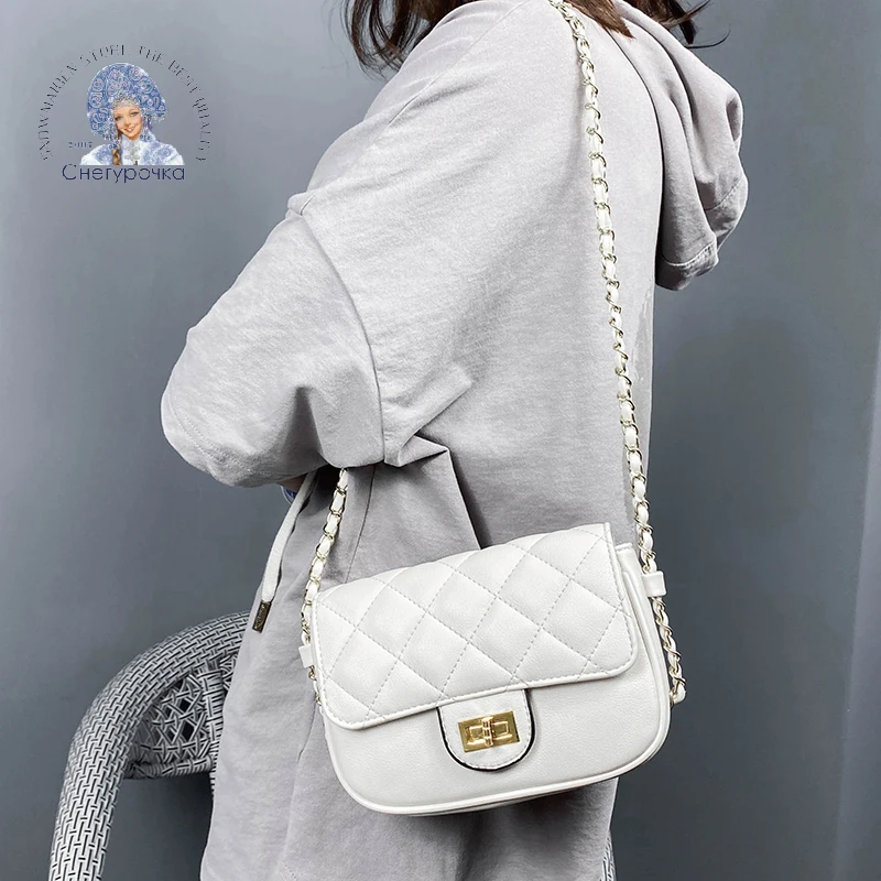 Soft Women's Bag 2022 Fashion One Shoulder Party Travel Portable Messenger Bag Classic White Black Diamond Lattice Women's Bag
Soft Women's Bag 2022 Fashion One Shoulder Party Travel Portable Messenger Bag Classic White Black Diamond Lattice Women's Bag