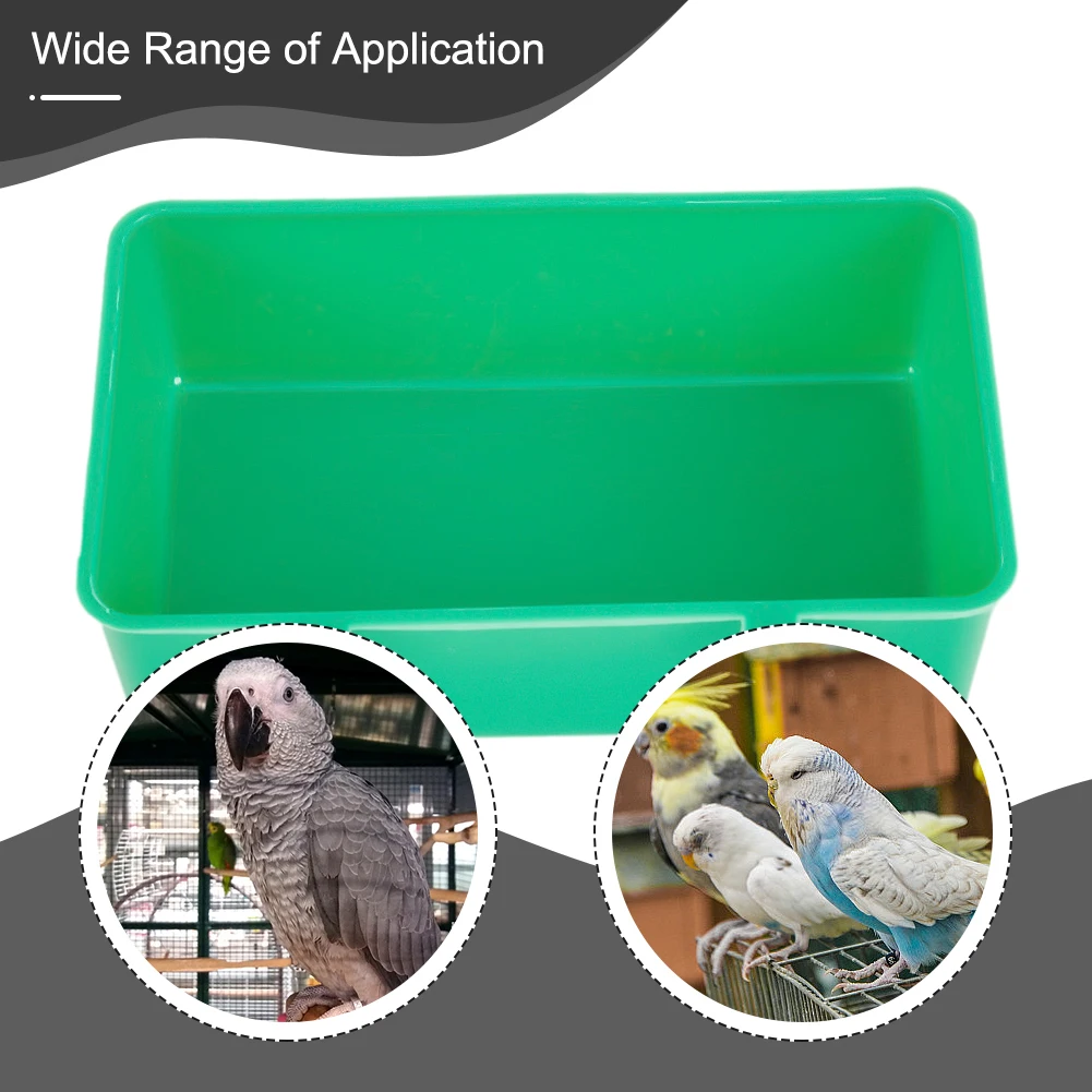 Bird Water Bath Tub Tray Parrot Bathtub Animal Feeder Bowl Birdbath Cage Hanging For Bathing Feeding Hanging Home Pet Tools
Bird Water Bath Tub Tray Parrot Bathtub Animal Feeder Bowl Birdbath Cage Hanging For Bathing Feeding Hanging Home Pet Tools