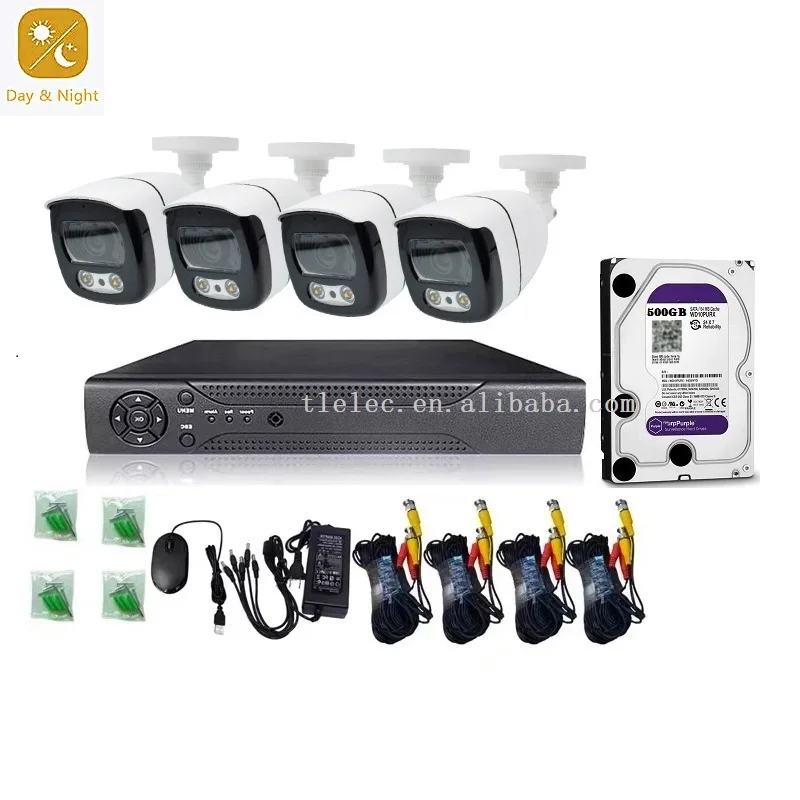 Система видеонаблюдения с 4 камерами, 1 МП, IR FHD, память 500 ГБ, 4-канальный видеорегистратор, полная яркость
Система видеонаблюдения с 4 камерами, 1 МП, IR FHD, память 500 ГБ, 4-канальный видеорегистратор, полная яркость