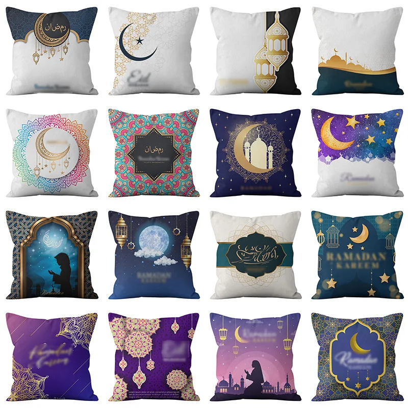 EID Mubarak Cushion Cover Ramadan Decoration for Home Pillowcase Sofa Pillow Cover Islamic Muslim Party Decor Ramadan Ornaments
EID Mubarak Cushion Cover Ramadan Decoration for Home Pillowcase Sofa Pillow Cover Islamic Muslim Party Decor Ramadan Ornaments