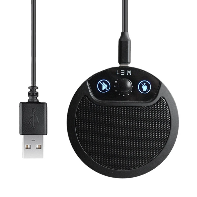 USB Condenser Microphone Computer Conference Recording Microphone 360 Degree Pickup Microphone For Laptop Desktop PC
USB Condenser Microphone Computer Conference Recording Microphone 360 Degree Pickup Microphone For Laptop Desktop PC