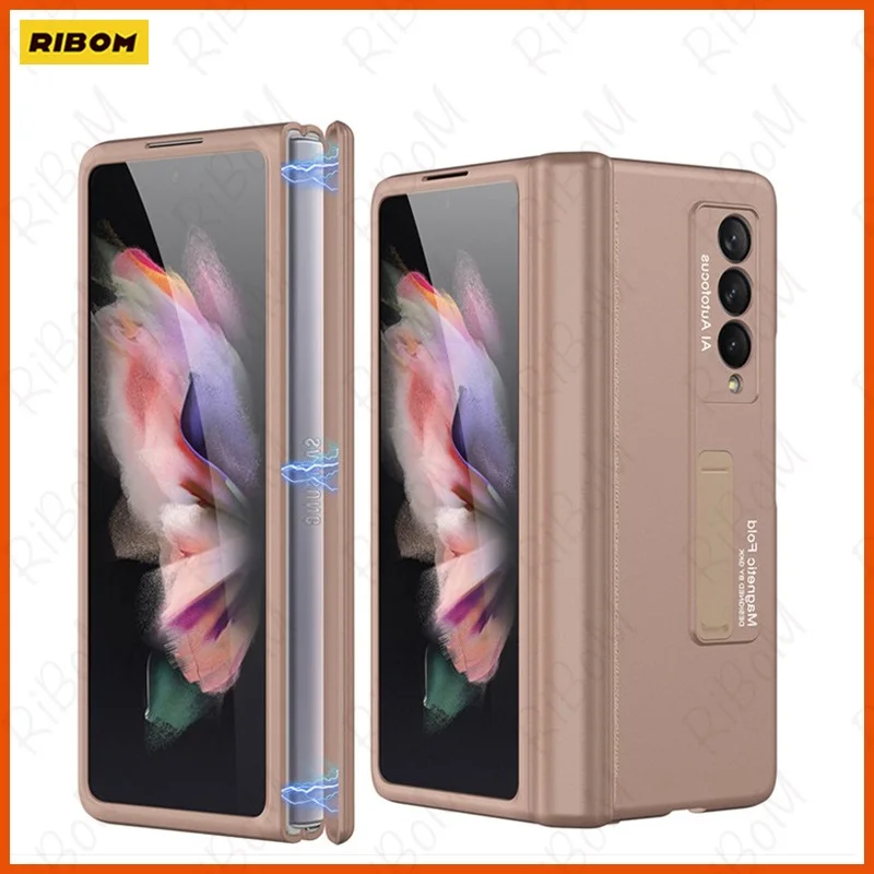 New Hinge All Inclusive Magnetic Adsorption Kickstand Stand Case For Samsung Galaxy Z Fold 3 W22 Zfold 3 Ultra Slim Shockproof
New Hinge All Inclusive Magnetic Adsorption Kickstand Stand Case For Samsung Galaxy Z Fold 3 W22 Zfold 3 Ultra Slim Shockproof