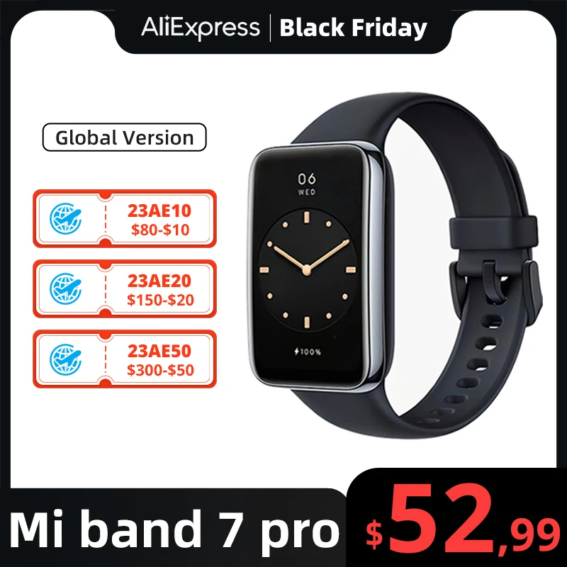 Global Version Xiaomi Mi Band 7 Pro With GPS Smart Bracelet AMOLED Screen Blood Oxygen Fitness Traker Waterproof Smart band
Global Version Xiaomi Mi Band 7 Pro With GPS Smart Bracelet AMOLED Screen Blood Oxygen Fitness Traker Waterproof Smart band