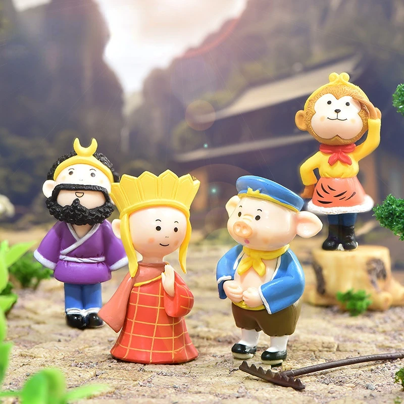 4pcs/set Sun Wukong Tang Monk Pig Bajie Sand Monk China's Famous Masterpiece Journey To The West Miniature Model Figure
4pcs/set Sun Wukong Tang Monk Pig Bajie Sand Monk China's Famous Masterpiece Journey To The West Miniature Model Figure