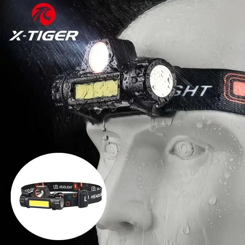 X-TIGER Mini Powerful LED Headlamp USB Chargeable Headlight Built-in Battery Waterproof Flashlight Torch Head Camping Lantern
X-TIGER Mini Powerful LED Headlamp USB Chargeable Headlight Built-in Battery Waterproof Flashlight Torch Head Camping Lantern