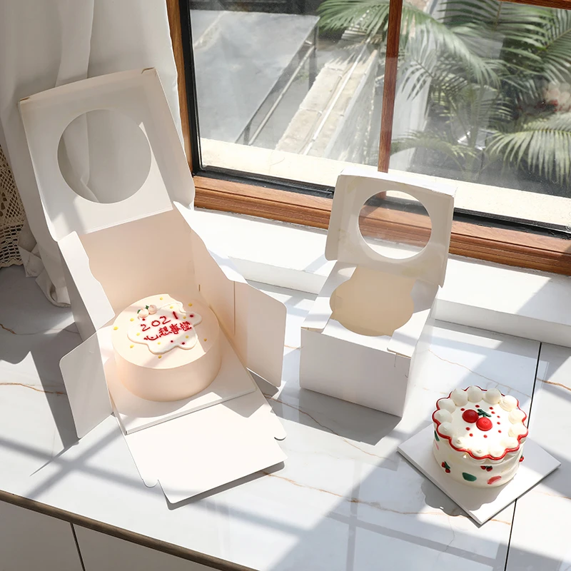 5Pack Cake Boxes Paper Bags Bakery Boxes with Window Pastry Cookies Pie Candy Carrier Container for Birthday Christmas Party
5Pack Cake Boxes Paper Bags Bakery Boxes with Window Pastry Cookies Pie Candy Carrier Container for Birthday Christmas Party