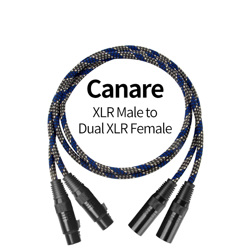 

Canare HIFI xlr audio cable Stereo high purity 6N OFC gold-plated xlr plug Male to female for microphone mixer