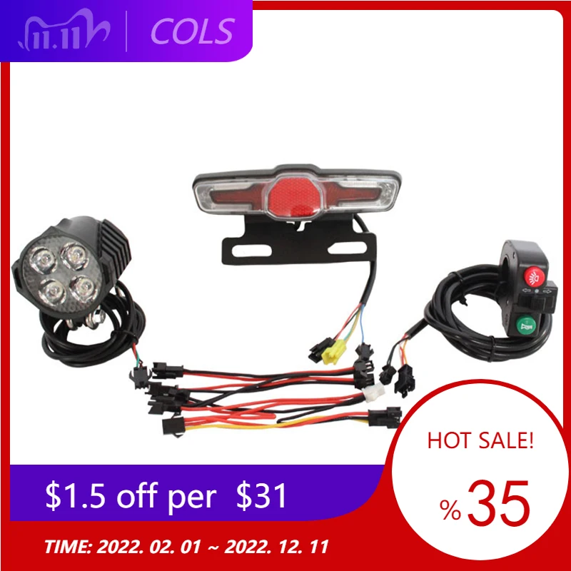 12-80V 12W LED Electric Bicycle Headlight Horn Tail Light Switch Assembly Kits E Bike Bicycles Accessories Hot Sale 2022
12-80V 12W LED Electric Bicycle Headlight Horn Tail Light Switch Assembly Kits E Bike Bicycles Accessories Hot Sale 2022