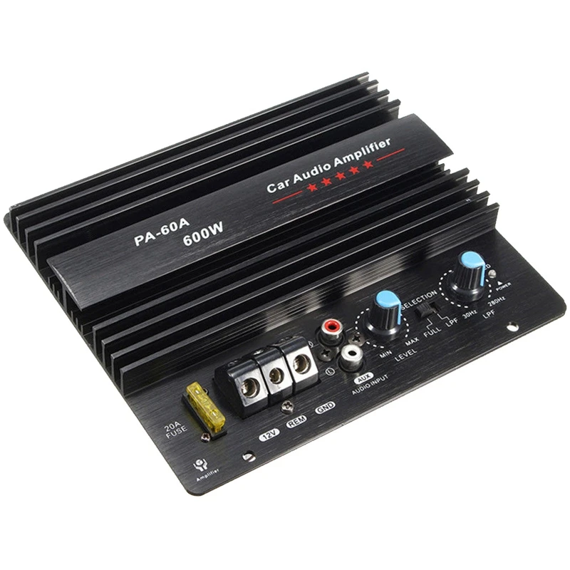 12V 600W Car Amplifier Board PA-60A Subwoofer Circuit Module Car Power Amplifier,Black 
12V 600W Car Amplifier Board PA-60A Subwoofer Circuit Module Car Power Amplifier,Black