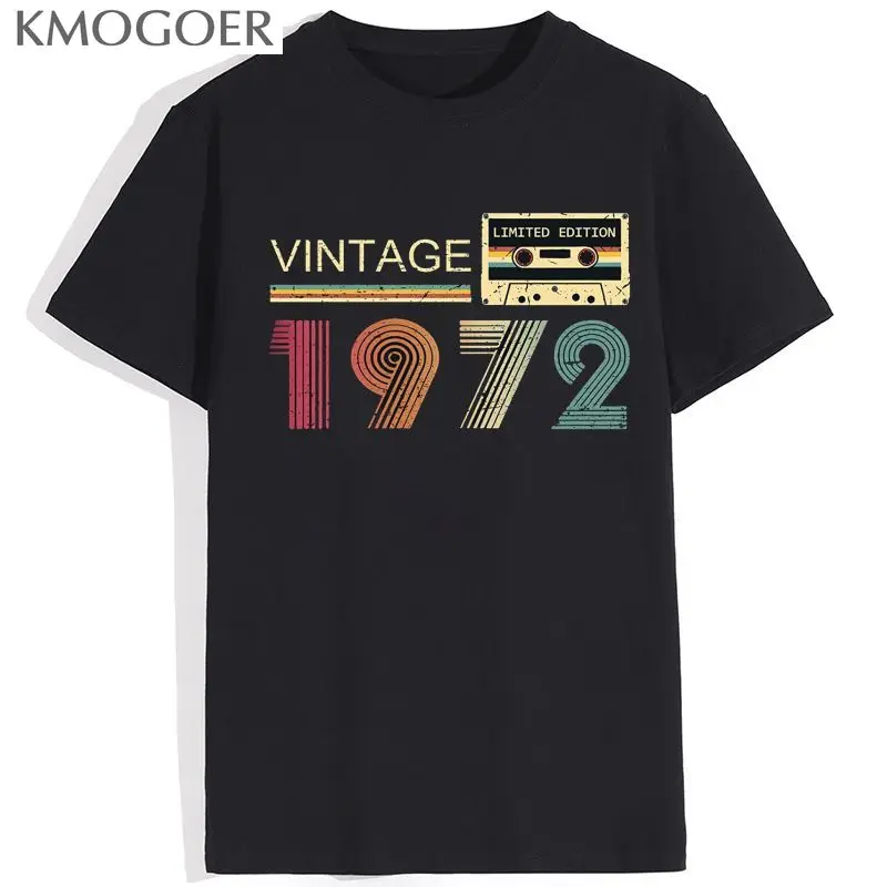 Мужская винтажная футболка из 1972 хлопка, с коротким рукавом и круглым вырезом
Мужская винтажная футболка из 1972 хлопка, с коротким рукавом и круглым вырезом