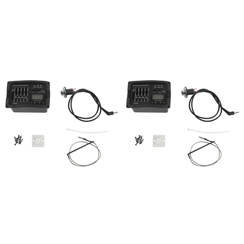 2X 5 Band Preamp EQ Equalizer Classical Acoustic Guitar Amplifier Digital Blend Tuner Piezo Pickup Without Tail Pin
2X 5 Band Preamp EQ Equalizer Classical Acoustic Guitar Amplifier Digital Blend Tuner Piezo Pickup Without Tail Pin