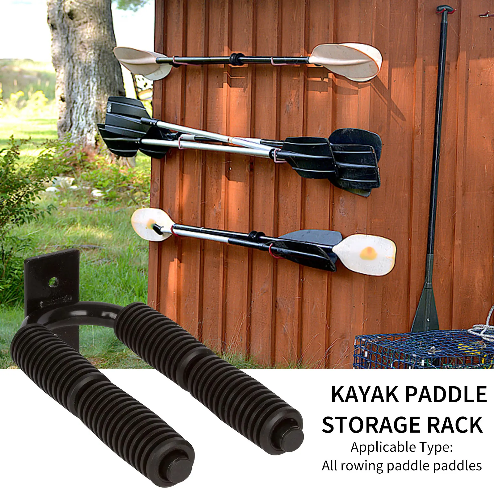 Metal Kayak Paddle Storage Rack Wall Mount Oar Storage Organization Accessories Black for Docks Sheds Indoor Garage
Metal Kayak Paddle Storage Rack Wall Mount Oar Storage Organization Accessories Black for Docks Sheds Indoor Garage