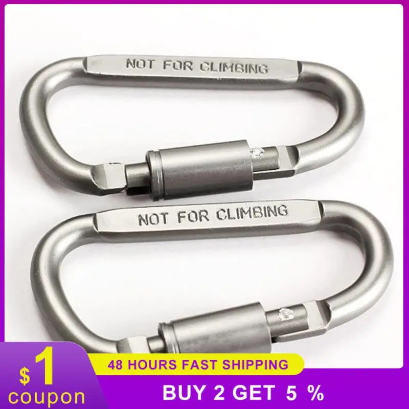 Climbing Carabiner Professional D Shape Aviation Aluminum Safety Lock Outdoor Climbing Hiking Ascend Mountaineering Equipment
Climbing Carabiner Professional D Shape Aviation Aluminum Safety Lock Outdoor Climbing Hiking Ascend Mountaineering Equipment