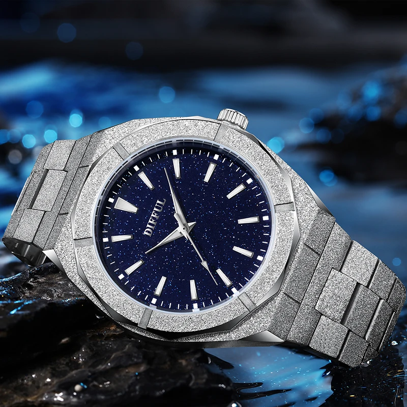 DIFFUL Luxury Watch Japanese 2035 Movement Silver Watch Men 316 Stainless Steel Watch 5 Bar Waterproof Business Men's Watch
DIFFUL Luxury Watch Japanese 2035 Movement Silver Watch Men 316 Stainless Steel Watch 5 Bar Waterproof Business Men's Watch