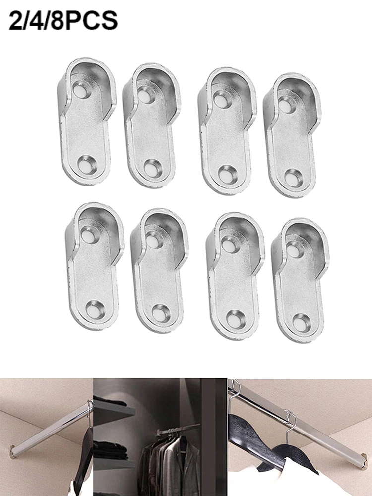 2/4/8 pcs Wardrobe Clothes Tube Support Closet Rod Pole End Bracket Thickening Holder Cupboard Hardware Furniture Accessories
2/4/8 pcs Wardrobe Clothes Tube Support Closet Rod Pole End Bracket Thickening Holder Cupboard Hardware Furniture Accessories