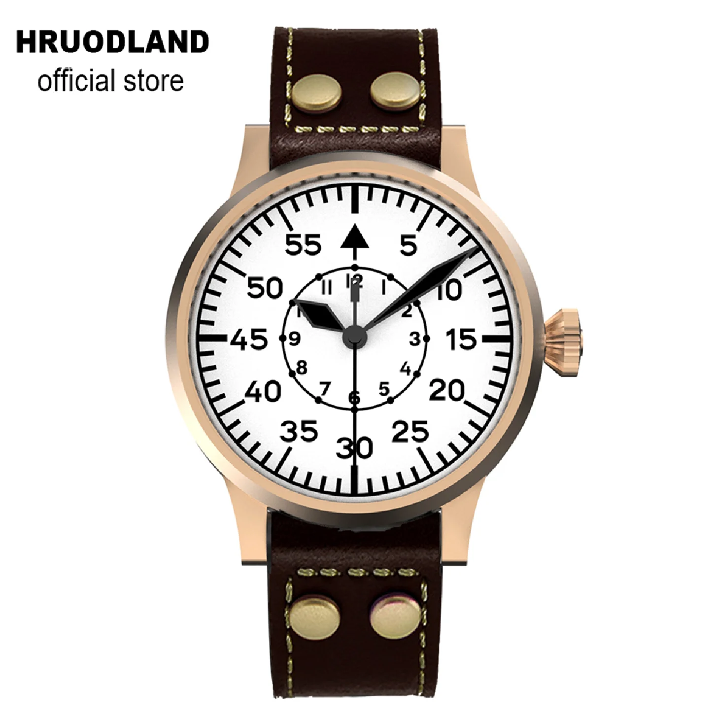 Hruodland Retro Automatic Pilot Bronze Watches SW200 Sapphire Glass 10ATM Mechanical Luminous Aviator Military Male Wristwatches
Hruodland Retro Automatic Pilot Bronze Watches SW200 Sapphire Glass 10ATM Mechanical Luminous Aviator Military Male Wristwatches