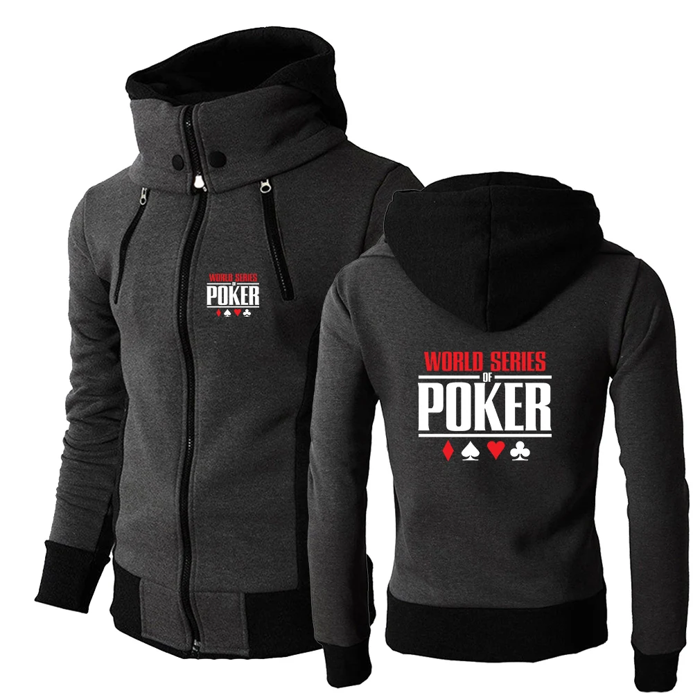 2023 New Men's Printing Fashion World Series Of Poker Spring Autumn Cotton Hoodie Slim Fit Sweatshirt Leisure Zipper Jacket Coat
2023 New Men's Printing Fashion World Series Of Poker Spring Autumn Cotton Hoodie Slim Fit Sweatshirt Leisure Zipper Jacket Coat