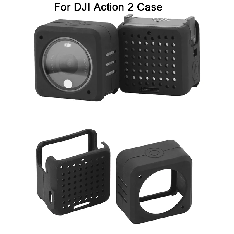 Protective Silicone Case for DJI Action 2 Tempered Glass Screen Protector Cover for DJI Action 2 with heat dissipation holes
Protective Silicone Case for DJI Action 2 Tempered Glass Screen Protector Cover for DJI Action 2 with heat dissipation holes