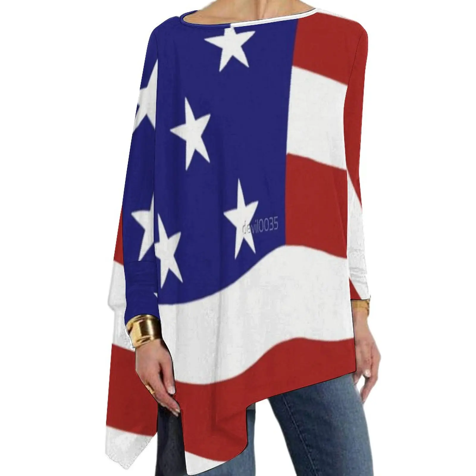 American USA Flag Print T Shirts July 4th Funny T-Shirt Woman Long Sleeve O Neck Street Fashion Tshirt Oversized Retro Top Tees
American USA Flag Print T Shirts July 4th Funny T-Shirt Woman Long Sleeve O Neck Street Fashion Tshirt Oversized Retro Top Tees