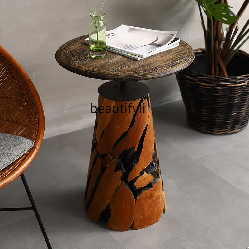 Log Coffee Table round Teak Stump Decoration Creative Home a Block of Wood Or Stone B & B Personality Sofa Side Table furniture
Log Coffee Table round Teak Stump Decoration Creative Home a Block of Wood Or Stone B & B Personality Sofa Side Table furniture