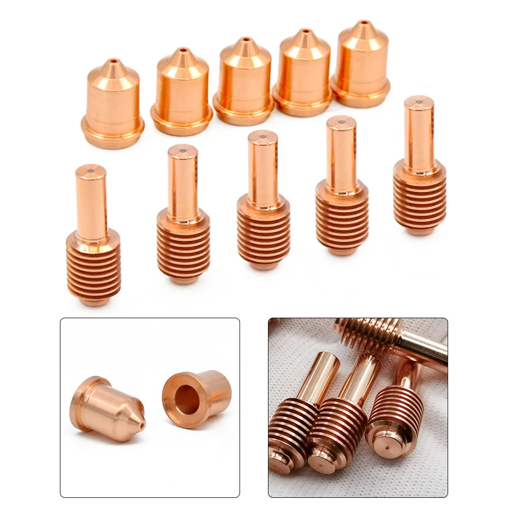 10pcs/set 220671 Nozzle 220669 Electrode Kit For PMX45 T45 M/V Plasma Cutting High Quality Brass Plasma Cutting Consumable
10pcs/set 220671 Nozzle 220669 Electrode Kit For PMX45 T45 M/V Plasma Cutting High Quality Brass Plasma Cutting Consumable