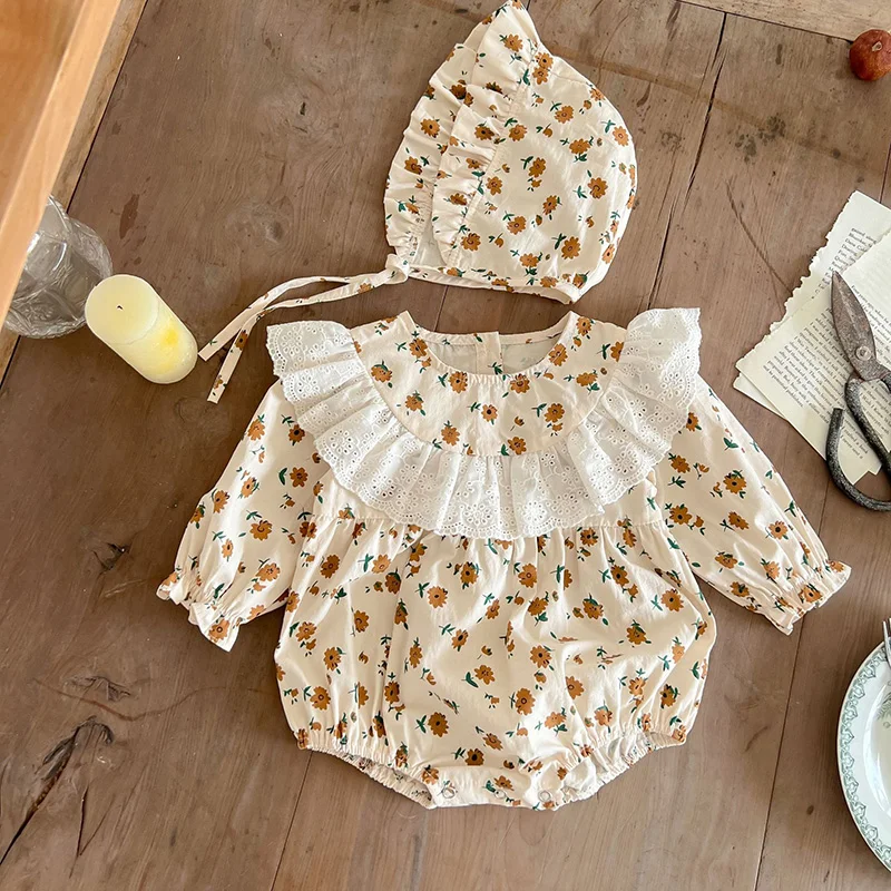 MILANCEL 2022 Autumn Baby Bodysuits Full Sleeve Girls One Piece Flower Infant Jumpsuits
MILANCEL 2022 Autumn Baby Bodysuits Full Sleeve Girls One Piece Flower Infant Jumpsuits