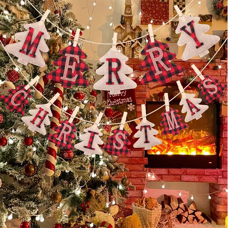 Christmas Day Party Decorations cloth Hemp rope flag banner,Including 2 5-meter ropes and 14 small clips,Holidays Decor Supplies
Christmas Day Party Decorations cloth Hemp rope flag banner,Including 2 5-meter ropes and 14 small clips,Holidays Decor Supplies