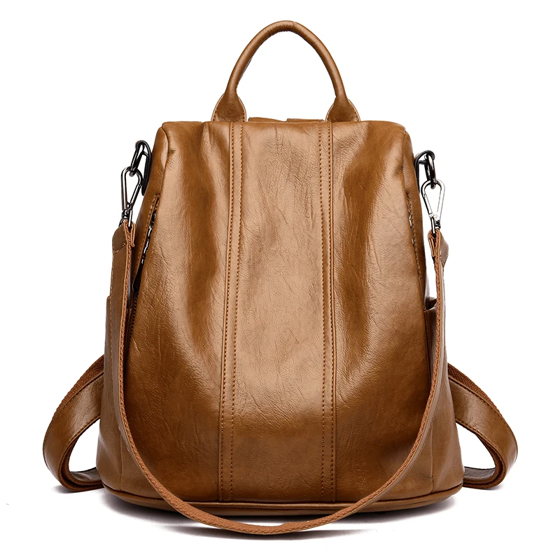 Women's Waterproof Anti Theft Leather Backpack 2022 Girls Shoulder Bags Multifunctional Large Capacity Travel Backpacks Mochilas
Women's Waterproof Anti Theft Leather Backpack 2022 Girls Shoulder Bags Multifunctional Large Capacity Travel Backpacks Mochilas