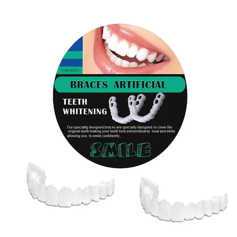 Temporary Smile Denture Eco-friendly High-quality Safe Realistic Cover defective Teeth Instant Veneer Dentures Confidence Boost
Temporary Smile Denture Eco-friendly High-quality Safe Realistic Cover defective Teeth Instant Veneer Dentures Confidence Boost