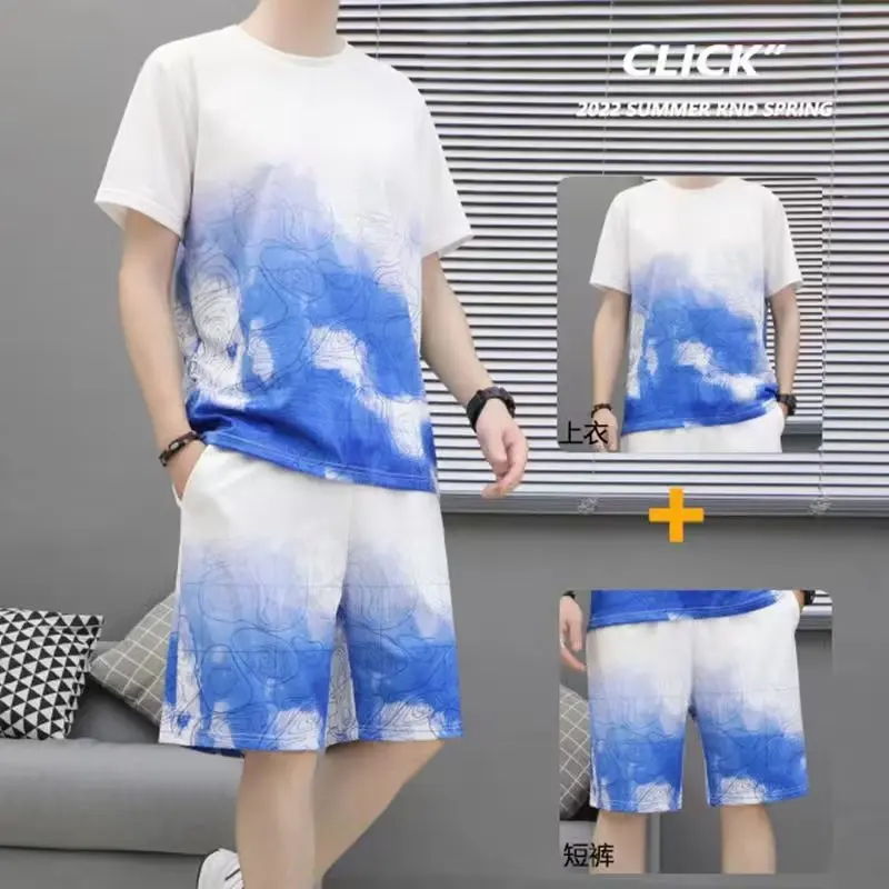 Summer Men's Suits New Graphical O-Neck T-shirt Shorts 2 Piece Set Japan High Street Fashion Nautical Coordinate Chart Clothes
Summer Men's Suits New Graphical O-Neck T-shirt Shorts 2 Piece Set Japan High Street Fashion Nautical Coordinate Chart Clothes