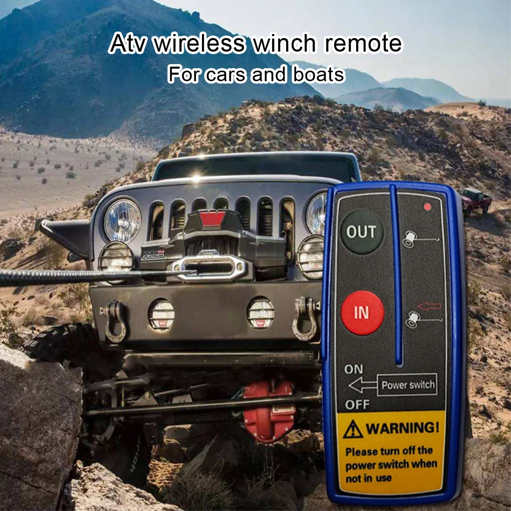 Universal Off-road Car Wireless Electric Winch Remote Control Winches Controller Transmitter Receiver Automotive Accessories
Universal Off-road Car Wireless Electric Winch Remote Control Winches Controller Transmitter Receiver Automotive Accessories