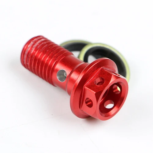 M10*1.25 Motorcycle Brake Caliper Banjo Bolts Screws With Gaskets For Brake Hose Master Cylinder Honda Yamaha
M10*1.25 Motorcycle Brake Caliper Banjo Bolts Screws With Gaskets For Brake Hose Master Cylinder Honda Yamaha
