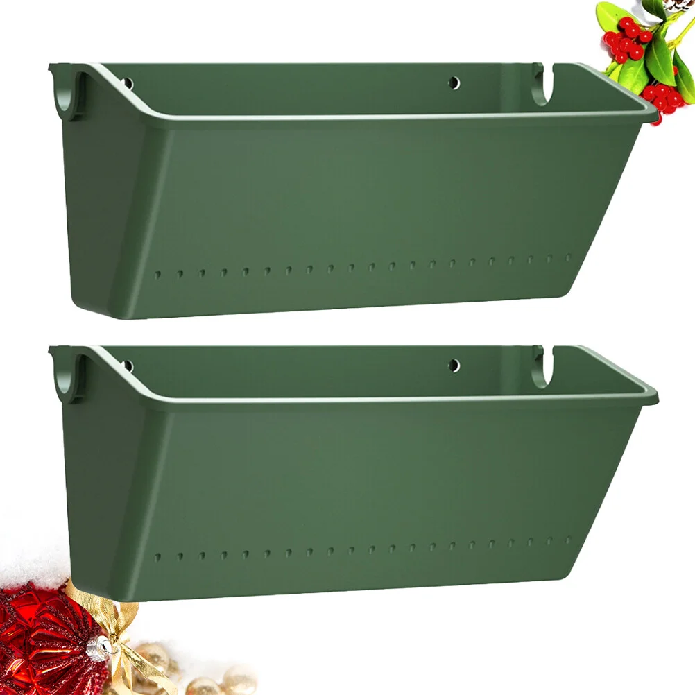 2pcs Window Planter Box Flower Box Fence Planter Rectangular Vegetable Planters Window Boxes for Windowsill Patio Garden
2pcs Window Planter Box Flower Box Fence Planter Rectangular Vegetable Planters Window Boxes for Windowsill Patio Garden