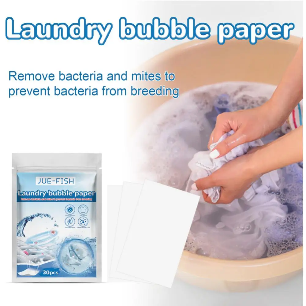 30/60pcs Laundry Tablets Strong Decontamination Concentrated Washing Powder Laundry Soap Cleaning Detergent Laundry Bubble Paper 
30/60pcs Laundry Tablets Strong Decontamination Concentrated Washing Powder Laundry Soap Cleaning Detergent Laundry Bubble Paper