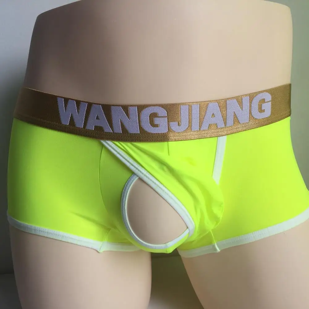 WJ Mens Low Rise sheer see Boxer Shorts Men's Sexy Underwear Nylon Boxers Breathable Holes Male Panties Trun
WJ Mens Low Rise sheer see Boxer Shorts Men's Sexy Underwear Nylon Boxers Breathable Holes Male Panties Trun