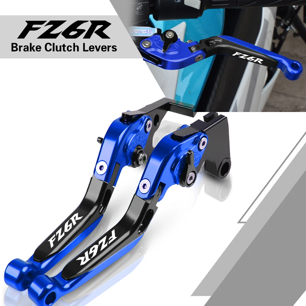 

For Yamaha FZ6R FZ 6R FZ6 R 2009 - 2014 2015 2016 2017 Motorcycle CNC Adjustable Folding Extendable Brake Clutch Levers Handle