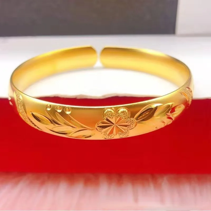 Brass Gold-plated Bracelet Ladies Flower Opening Adjustable Bracelet New Fashion Luxury Noble Bridal Wedding Bracelet Jewelry
Brass Gold-plated Bracelet Ladies Flower Opening Adjustable Bracelet New Fashion Luxury Noble Bridal Wedding Bracelet Jewelry
