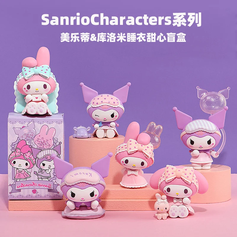 Miniso Sanrio Melody Hand Puppet Pajamas Sweetheart Ornament Kuromi Blind Box Kawaii Anime Figure Model Toy Doll Gift
Miniso Sanrio Melody Hand Puppet Pajamas Sweetheart Ornament Kuromi Blind Box Kawaii Anime Figure Model Toy Doll Gift