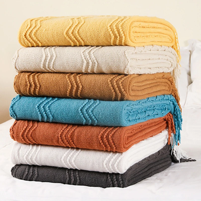 Нордическое вязаное одеяло с кисточками, одеяло для кондиционера для дивана, кровати, покрывало для сна, однотонное портативное дорожное од... 
Нордическое вязаное одеяло с кисточками, одеяло для кондиционера для дивана, кровати, покрывало для сна, однотонное портативное дорожное од...