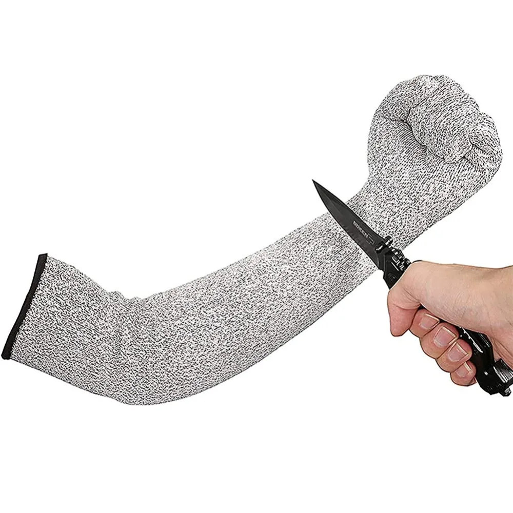 

1PC New Cut-Resistant Level 5 Anti-puncture Arm Protection Sleeve HPPE Cut Resistan Skin-friendly Anti Cut Gloves