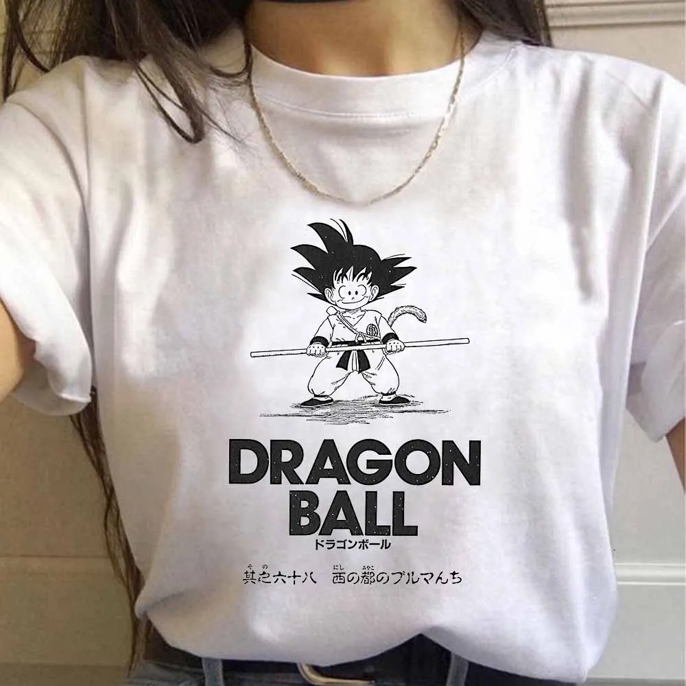 2021 Dragon Ball Women T Shirt Fashion Anime Son Goku Short Sleeve Casual Clothes Cartoons T-shirt Harajuku Print Femme Tee Tops
2021 Dragon Ball Women T Shirt Fashion Anime Son Goku Short Sleeve Casual Clothes Cartoons T-shirt Harajuku Print Femme Tee Tops
